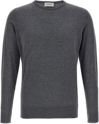 John Smedley - Hatfield Maglioni Grigio-Uomo - Lyst