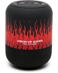 Vision Of Super - Blck Speaker With Flames And Logo - Lyst