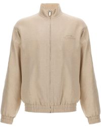 Gcds - 'Linen Blend Logo Track' Sweatshirt - Lyst