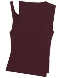 Courreges - "Oblique 90's" Top-Donna - Lyst