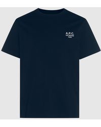 A.P.C. - T Shirt Cotone-Donna - Lyst