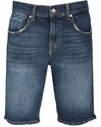 7 For All Mankind - Regular Shorts Trousers - Lyst