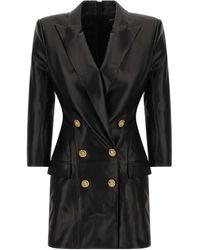 Balmain - Blazer Dress Abiti Nero-Donna - Lyst