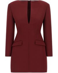 ANDAMANE - Tilde Abiti Bordeaux-Donna - Lyst