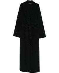 Emporio Armani - Coats Blacks And Greys - Lyst