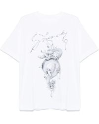 Givenchy - Snake And Chandelier-Print T-Shirt - Lyst