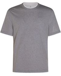Brunello Cucinelli - T-shirt - Lyst
