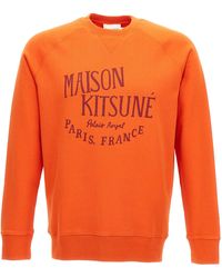 Maison Kitsuné - Felpa Stampa Logo Sweatshirt - Lyst