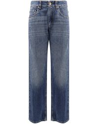 Brunello Cucinelli - The Column Full Length Jeans-Donna - Lyst