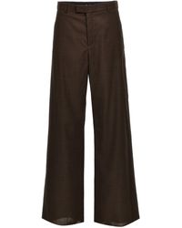 Martine Rose - Houndstooth Trousers Pantaloni Marrone - Lyst
