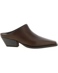 Brunello Cucinelli - Leather Sabot - Lyst