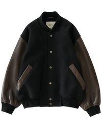 Studio Nicholson - Leather Outerwears Black, Brown - Lyst
