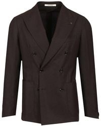 Tagliatore - Double-Breasted Blazer Jackets - Lyst