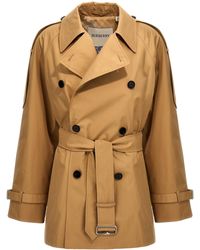 Burberry - Trench Corto Doppiopetto - Lyst