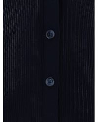 Thom Browne - Relaxed Fit V-neck Cardigan W/ 4 Bar In - Lyst