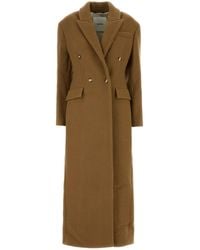 Nanushka - Wool Blend Ferris Coat - Lyst