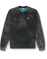 DIESEL - T-Boxt-Ls-T3 Cotton Blend T-Shirt - Lyst