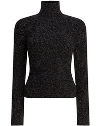 Max Mara - Wool And Cashmere Mouliné Turtleneck Sweater - Lyst