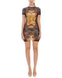 Jean Paul Gaultier - Mini "Medaillon" Dress - Lyst