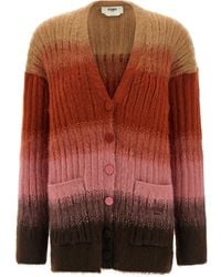 Fendi - Vanisé Knit Cardigan - Lyst