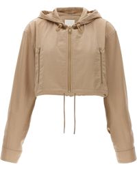 Givenchy - K-Way Logo Giacche Beige - Lyst