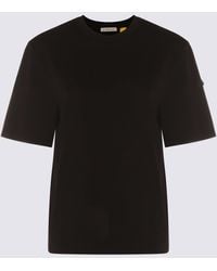 Moncler x Edward Enninful - T-Shirts And Polos Blacks And Greys-Donna - Lyst