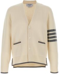 Thom Browne - 4-Bar' Wool Cardigan - Lyst