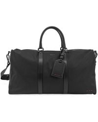 Kiton - Nylon Duffle Bag With Leather Inserts - Lyst