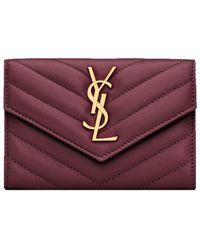 Saint Laurent - "Cassandras" Wallet - Lyst
