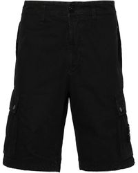 Stone Island - Cotton Cargo Shorts - Lyst