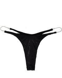 Mugler - Star Bikini Bottoms Beachwear Nero - Lyst