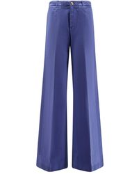 Chloé - Flared Bottom Denim Trousers - Lyst