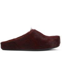 Marni - Wild Cherry Calf Hair Fussbett Sabot Mules-Uomo - Lyst
