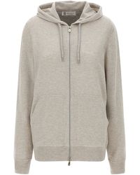 Brunello Cucinelli - Cashmere Hoodie - Lyst