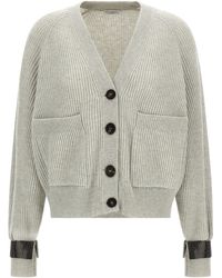 Brunello Cucinelli - Monile Cuff Cardigan - Lyst