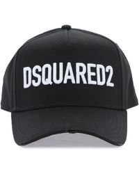 DSquared² - Cappello Baseball Con Logo Ricamato - Lyst