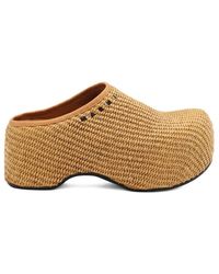 Marni - Clogs Con Motivo Intrecciato-Donna - Lyst