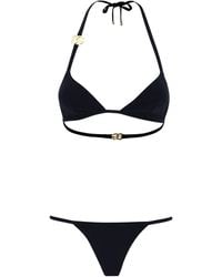 Dolce & Gabbana - Logo Triangle Bikini - Lyst