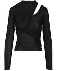 Self-Portrait - Viscose Knit Top Tops - Lyst