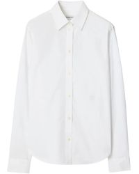 Burberry - Regular Fit Cotton Poplin Formal Shirt - Lyst