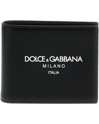 Dolce & Gabbana - Logo Print Wallet Portafogli Multicolor - Lyst