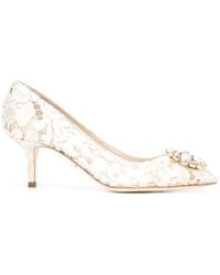 Dolce & Gabbana - Lace Pumps - Lyst