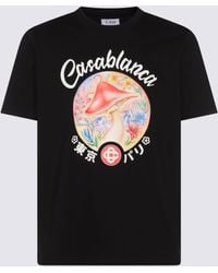 CASABLANCA - Cotton T-Shirt - Lyst