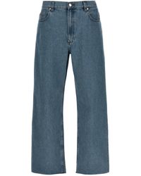 A.P.C. - Relaxed Raw Edge Jeans Celeste - Lyst
