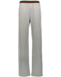 Gucci - Web Tape Joggers - Lyst