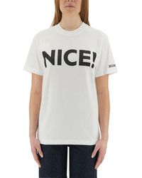 Moschino - T-Shirt "Nice! - Lyst