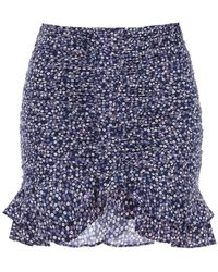 Isabel Marant - Milendi Silk Mini Skirt - Lyst