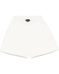 Emporio Armani - Organic Cotton Shorts - Lyst