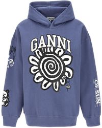 Ganni - Magic Power Sweatshirt - Lyst