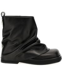 The Attico - Leather Ankle Boots Mini Robin - Lyst